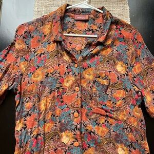 Vibrant Worthington Paisley Shirt